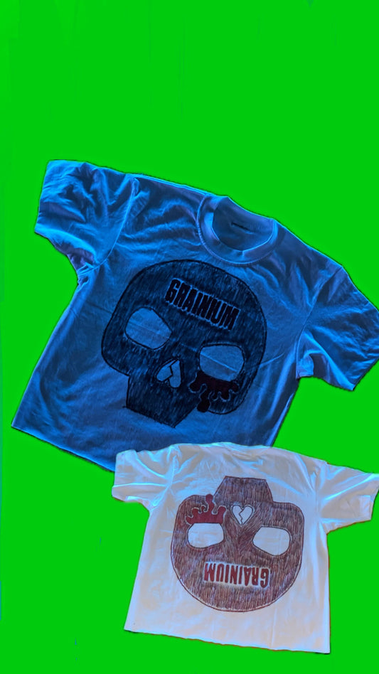 GRAINIUM™ Skull Statement Tee – Box Crop Unisex