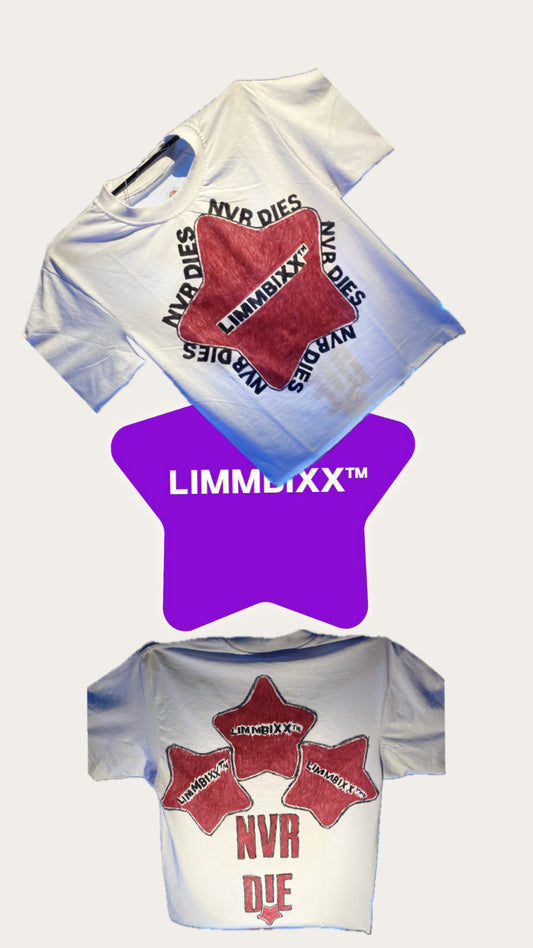 LIMMBIXX™ “NVR DIES” Box-Cut Tee – Handcrafted Unisex Shirt